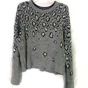 Express cheetah sweater